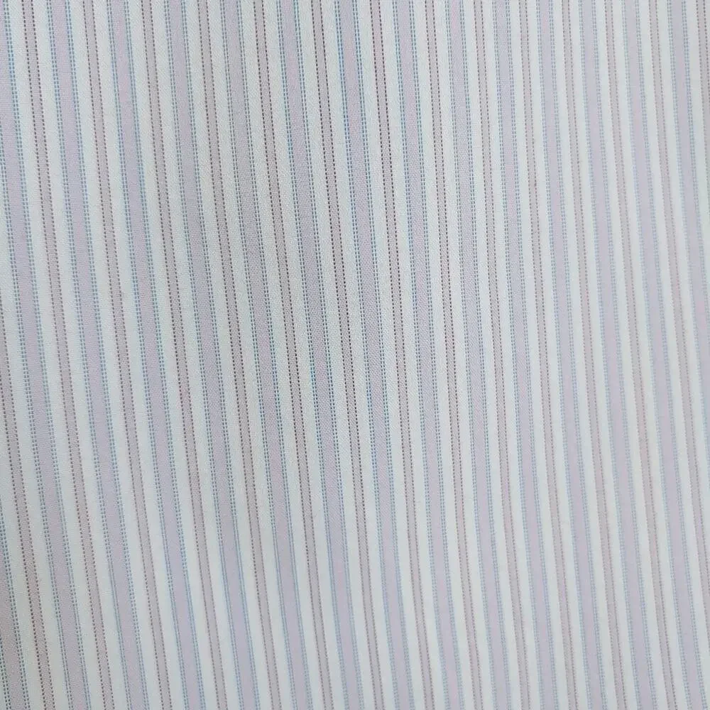 Scotch and Soda Men's Lavender White Striped Long Sleeve Shirt Sz XXL Office